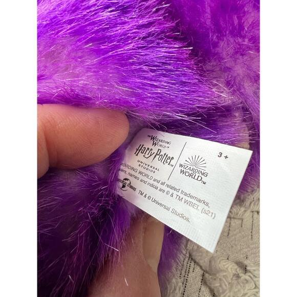 Purple Pygmy Puff Plush Universal Studios The Wizarding World of Harry Potter - Picture 8 of 8